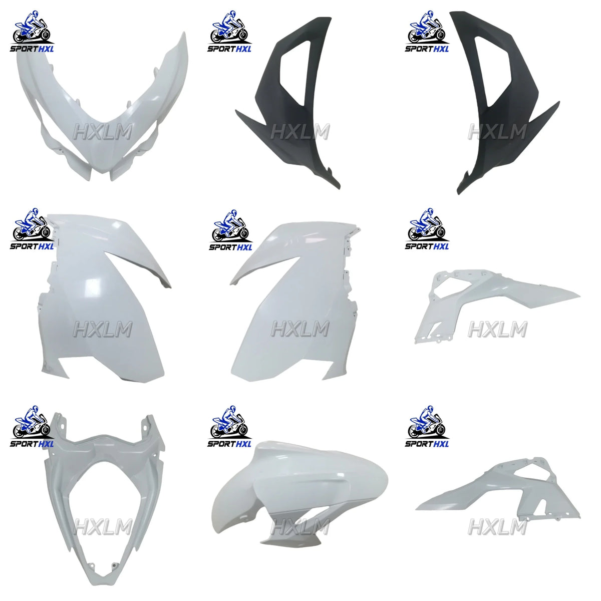 Fit For Ninja 400 Green Black Bodywork Components Pack Left Right For NINJA400 2018-2019-2020-2021-2022-2023 Fairing Accessories