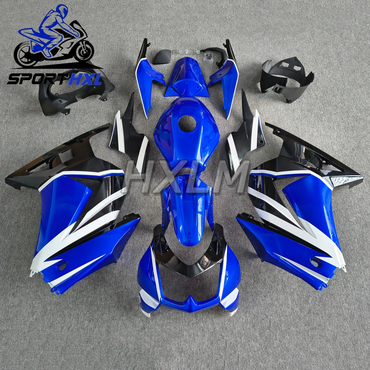 Motorcycle Gas Fuel Tank Protection Plate Fuel Tank Side Cover Plate Side Fairing Kit Fit For Kawasaki Ninja250 EX250 2008-2012