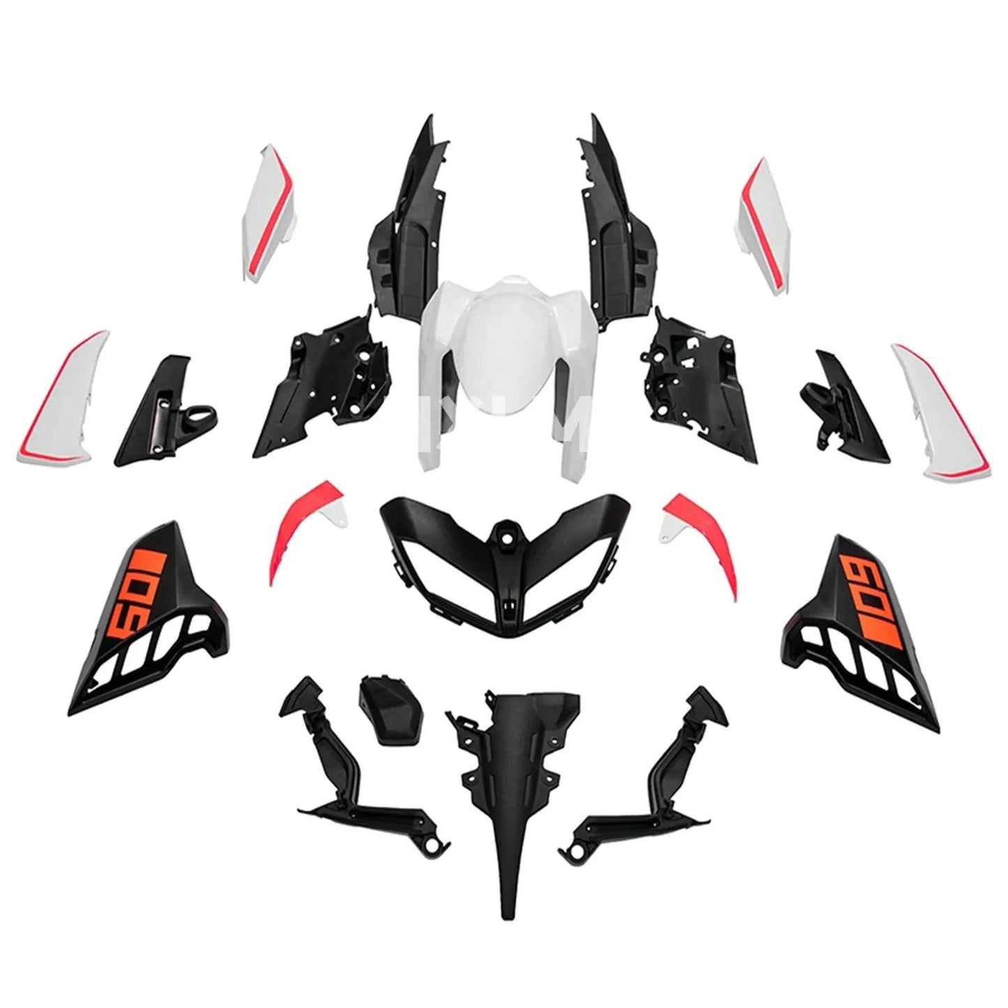 Fit For YAMAHA MT-09 FZ-09 MT09 FZ09 MT FZ 09 2017-2020 Motorcycle Fairings Injection Mold Painted ABS Plastic Bodywork Kit Sets HXLMOTOR