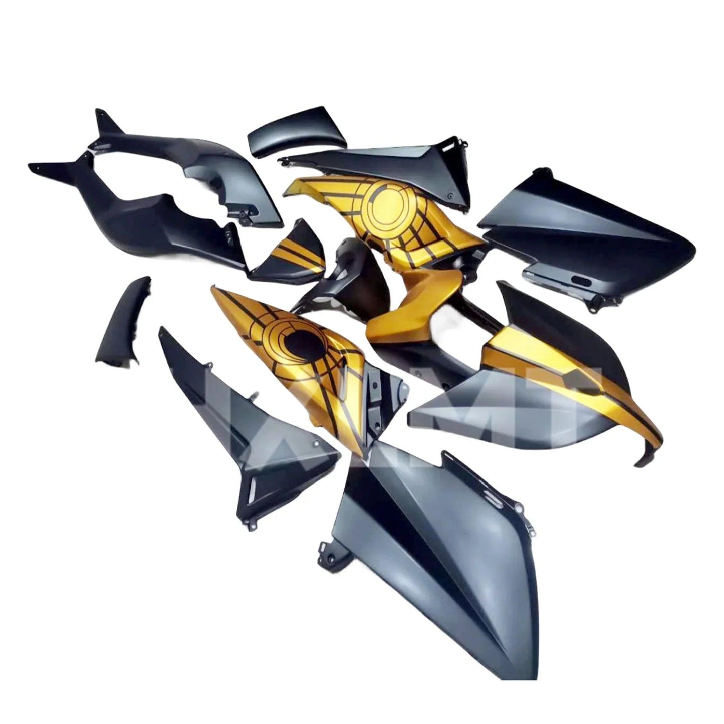 Motorcycle Fairing Set Body Kit Plastic For Yamaha Tmax530 TMAX 530 2006 2007 Accessories Full Bodywork Black Cowl HXLMOTOR