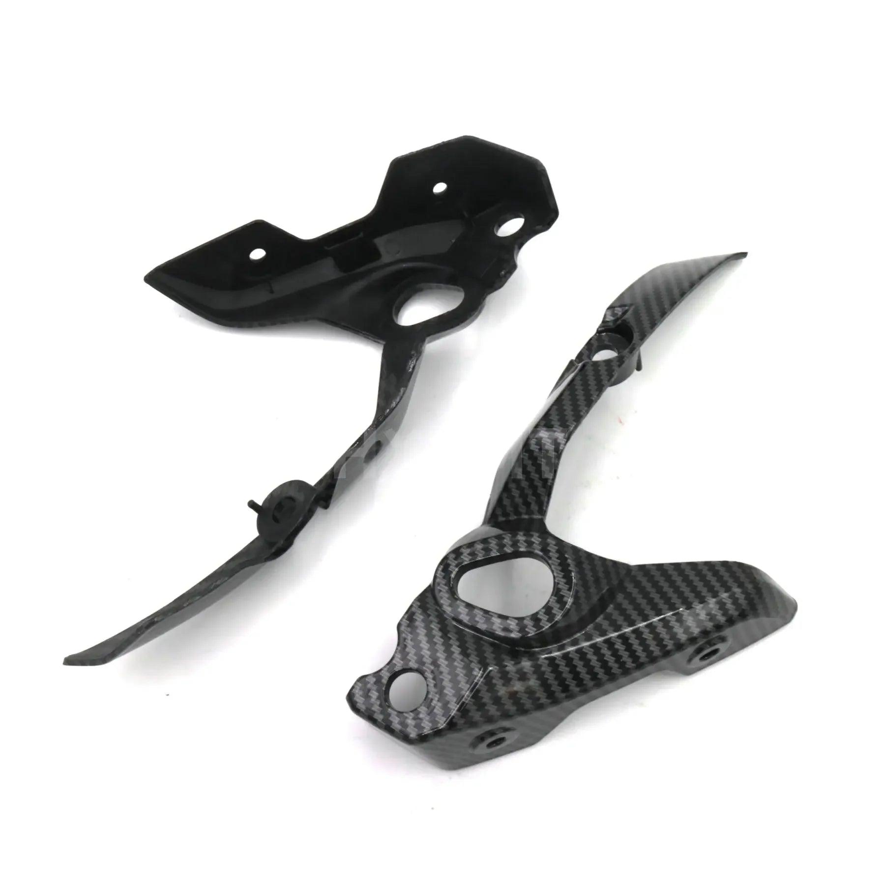 Hydro Dipped Carbon Fiber Finish Headlight Windshield Nose Fairing For YAMAHA FZ07 FZ 07 MT-07 MT07 2014-2017 HXLMOTOR