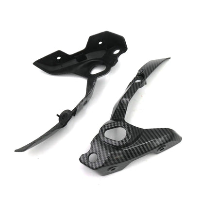 Hydro Dipped Carbon Fiber Finish Headlight Windshield Nose Fairing For YAMAHA FZ07 FZ 07 MT-07 MT07 2014-2017 HXLMOTOR