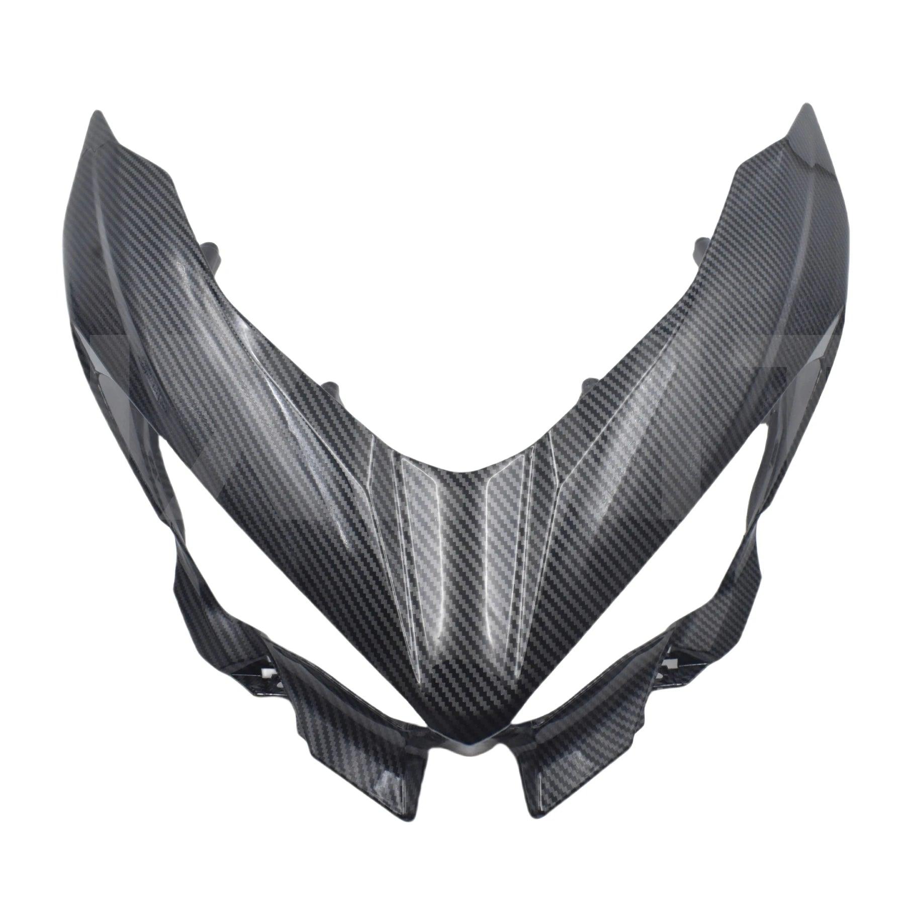 Carbon fiber Appearance Front Headlight Fairing For Kawasaki Ninja400 Ninjia 400 ZX400 EX400 2018 2019 2020 2021 2022 2023 HXLMOTOR