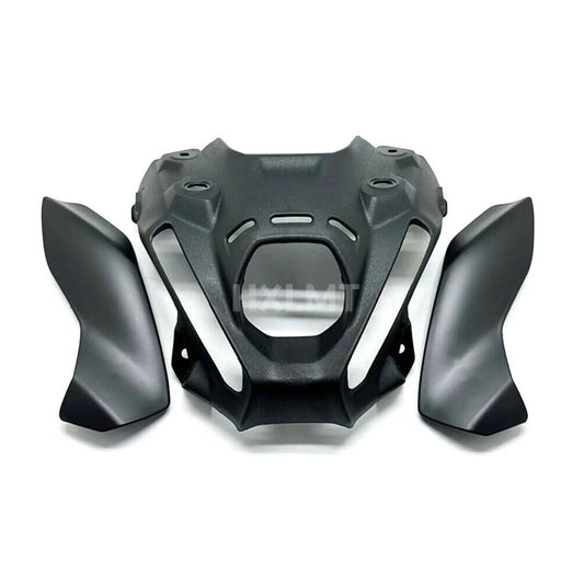 For Yamaha MT-09 Motorcycle Carbon Fiber Front Nose Headlight Bracket Guard Cover Headlamp Cowl Fairing 2020-2023  Accessories HXLMOTOR