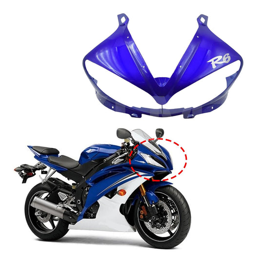 Headlight Fairing Upper Nasal Mask Front Steering Signal Bracket Lower Panel Of Headlight For YAMAHA YZF R6 2003 HXLMOTOR