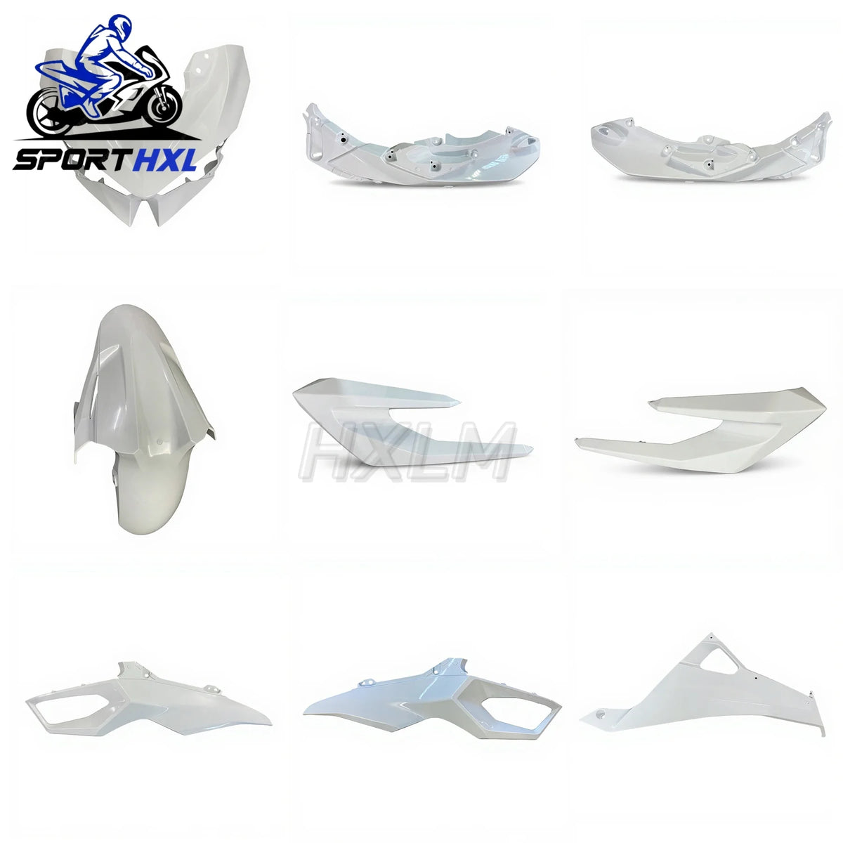 Body Panels Plastic full Fairing Kit for Kawasaki NINJA500 ZX500 2024 2025 Motorcycle Bodywork Kit Complete Set of Unpainted