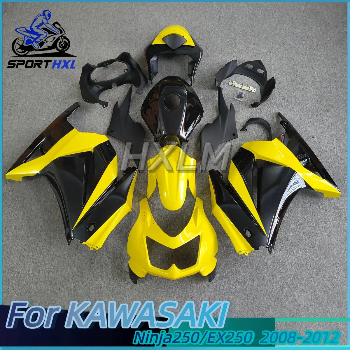 Custom Painted For Kawasaki Ninja 250 EX250R 2008 2009 2010 2011 2012 ABS Injection Motorcycle Fairing Kit