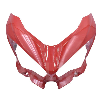 Motorcycle Front Headlight Fairing Bracket Carbon Fiber Front Nose Headlight Cover Fairing fit for KAWASAKI NINJA 400 2018-2023 HXLMOTOR