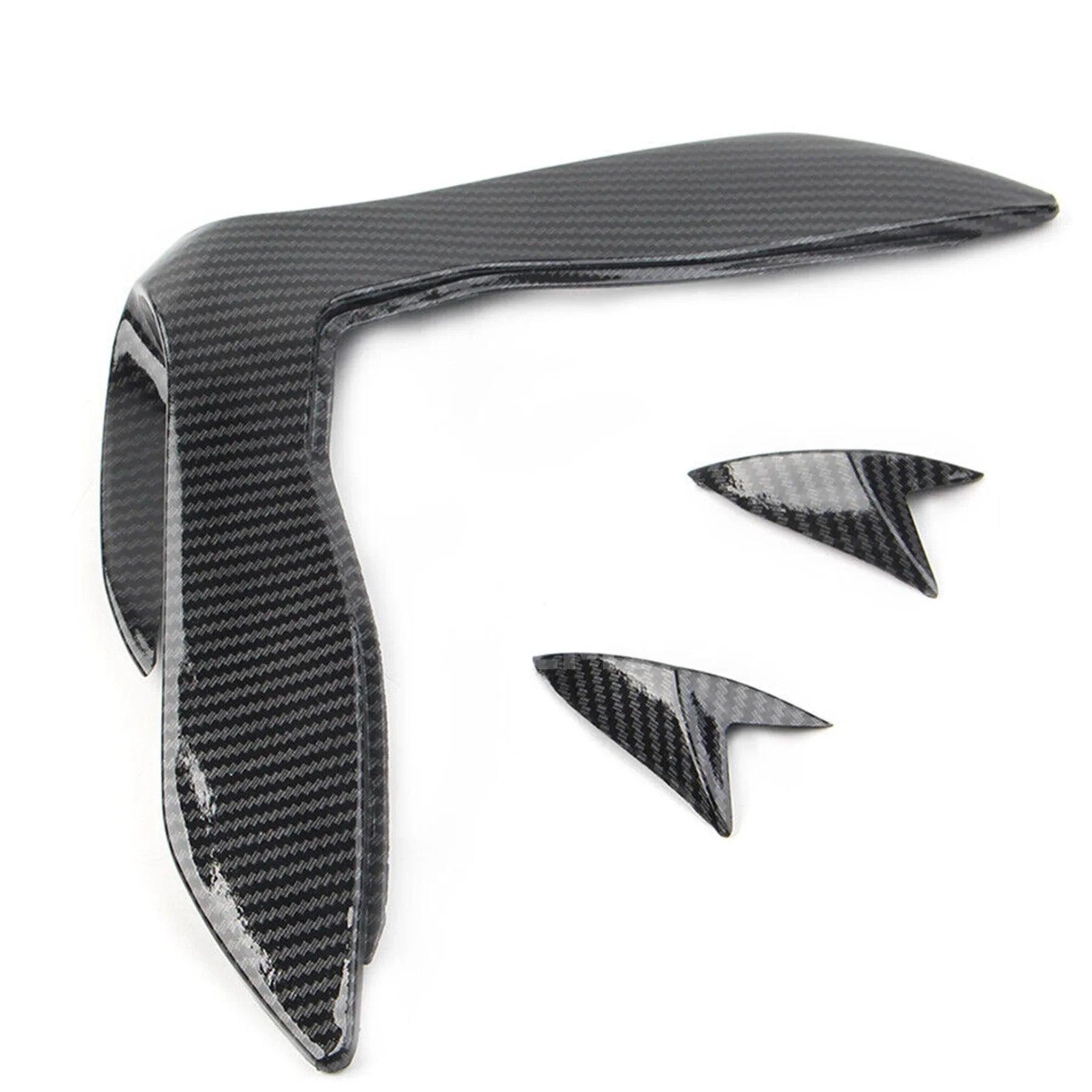 For KAWASAKI Z900 Z 900 z900 2017 2018 2019 Front Fairing Aerodynamic Winglets Front Beak Nose Cone Extension Cover Extender HXLMOTOR
