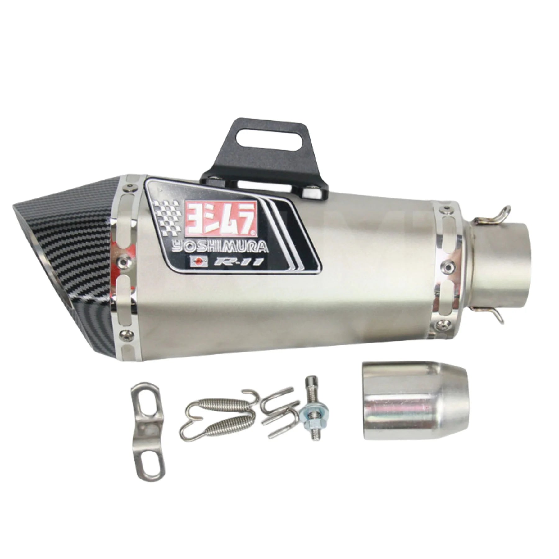 Universal 36-51mm Motorcycle Exhaust With Dbkiller Stickers Or Laser Logo Muffler For Z900 GSXR1000 SV650 R6 R3 ZX6R Accessories HXLMOTOR