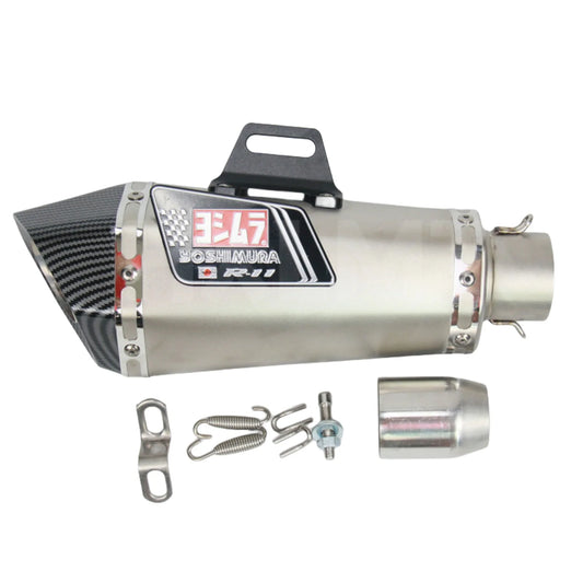 Universal 36-51mm motorcycle exhaust with Db killer Yoshimura sticker for Z900 GSXR1000 SV650 R6 R3 ZX6R ZX10 K7 MT07 HXLMOTOR