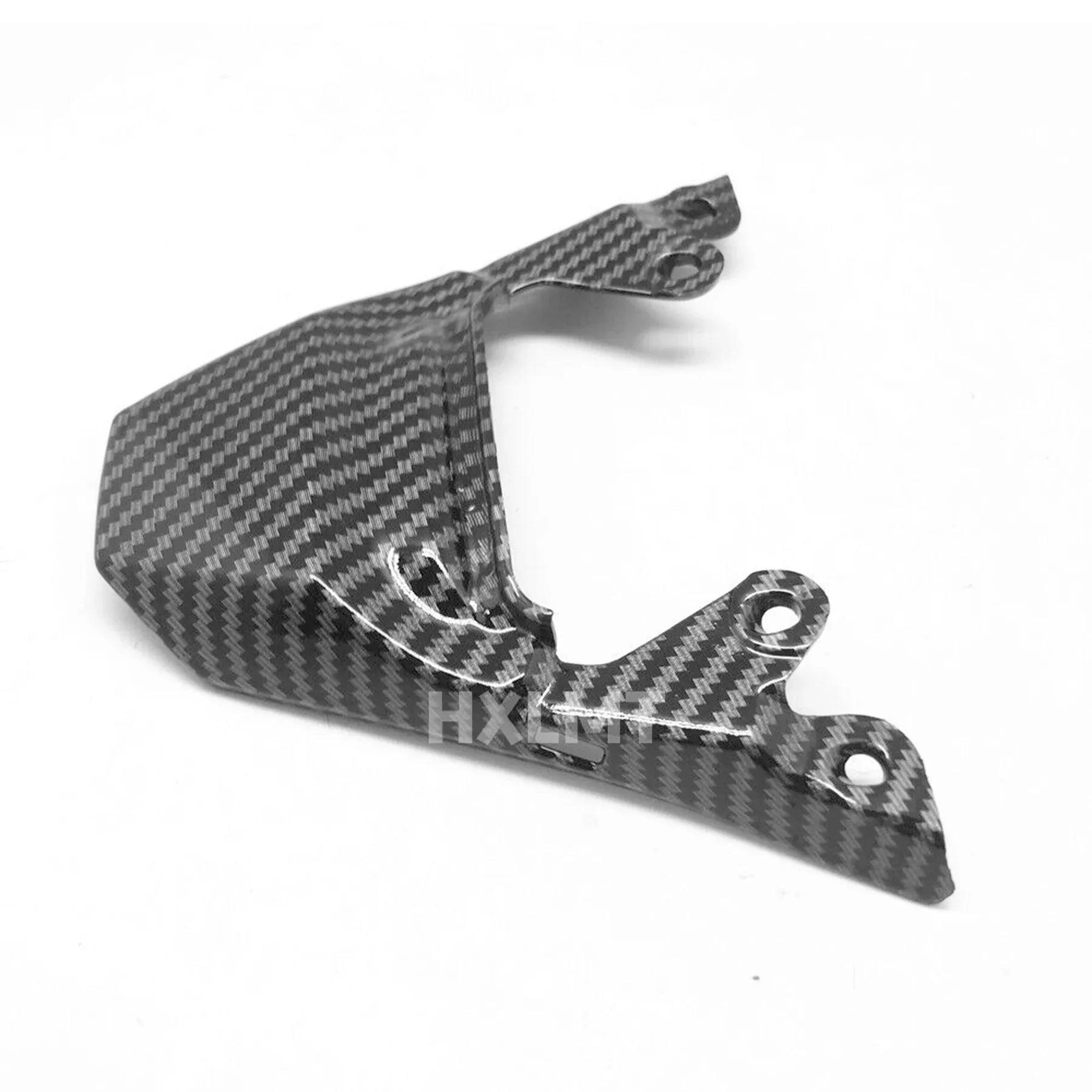 Fit For KAWASAKI ZX6R ZX-6R 2019 2020 2021 Carbon Fiber Color Rear Seat Tail Light Cover Fairing Cowl HXLMOTOR