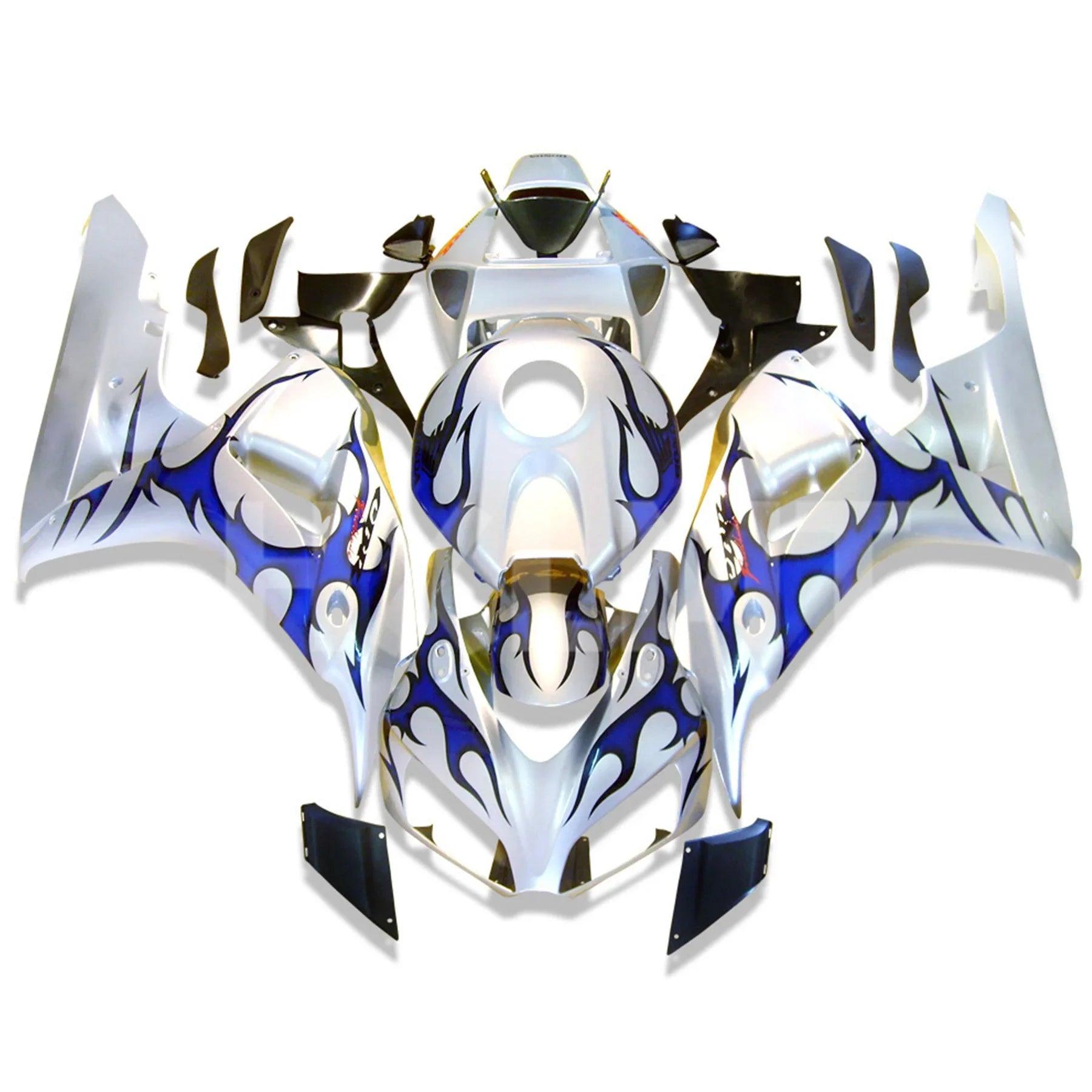Motorcycle Fairing Set Body Kit Plastic For HONDA CBR1000RR CBR 1000RR CBR1000 RR 2006 2007 Accessories Injection Bodywork White HXLMOTOR