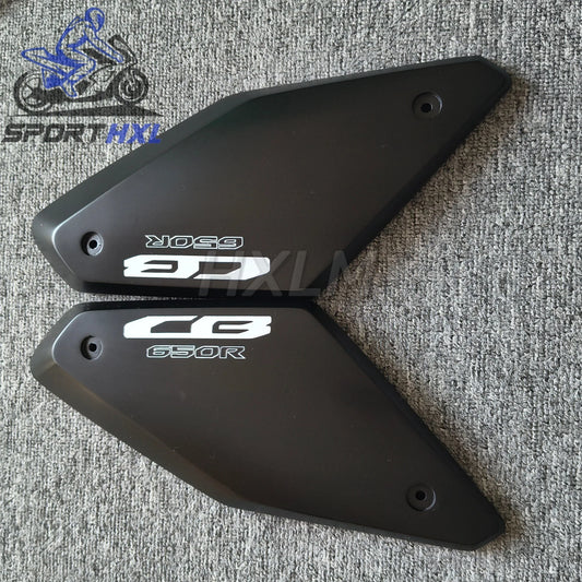 For Honda CB650R CBR650R 2019 2020 2021 2022 Motorcycle Matte Black Tank Frame Front Side Panel Cover Shell Fairing
