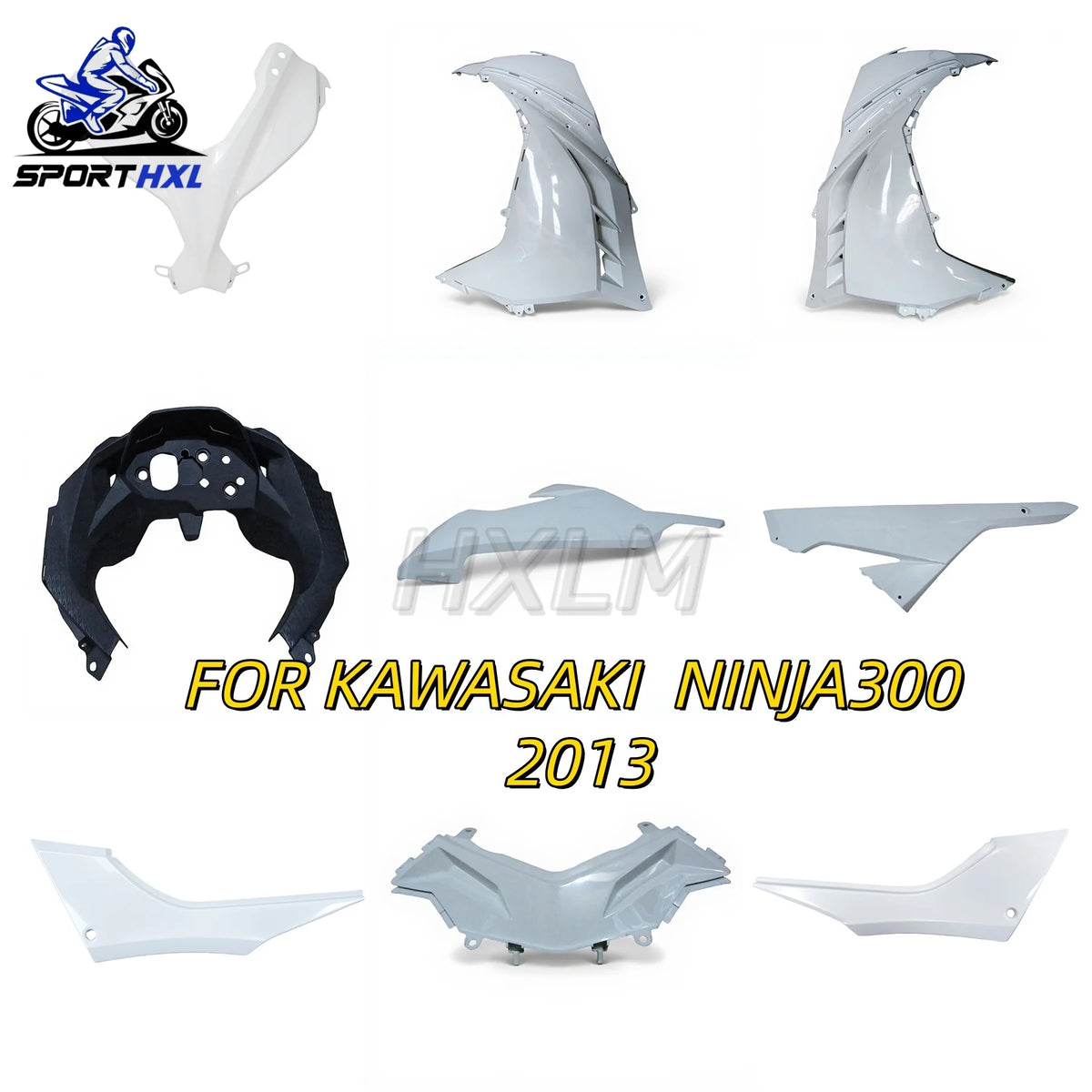 For KAWASAKI ZX300 2013-2014-2015-2016-2017 Carbon Fiber Motorcycle Fairing Kits Guard Cowl Protection Modified Accessories