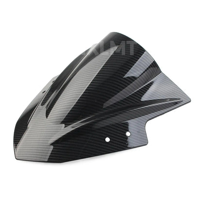 Windscreen Windshield Fairing Double Bubble Wind Deflector Screen Accessories Fit for Kawasaki Ninja 300 EX300R EX300 2013-2017 HXLMOTOR