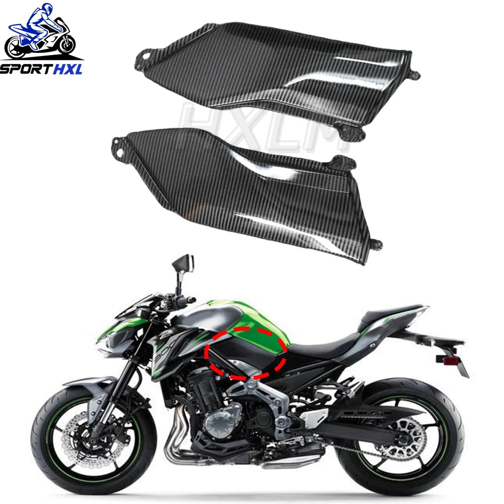 Z900 Accessories Gas Tank Side Trim Cover Panel Fairing Cowl Protect Fit For Kawasaki Z-900 2017 2018 2019 Z 900 Motor Fairing