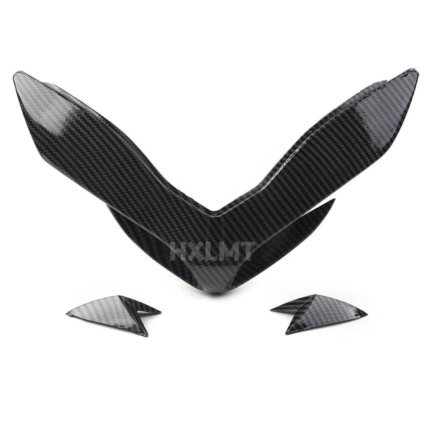 For KAWASAKI Z900 Z 900 z900 2017 2018 2019 Front Fairing Aerodynamic Winglets Front Beak Nose Cone Extension Cover Extender HXLMOTOR