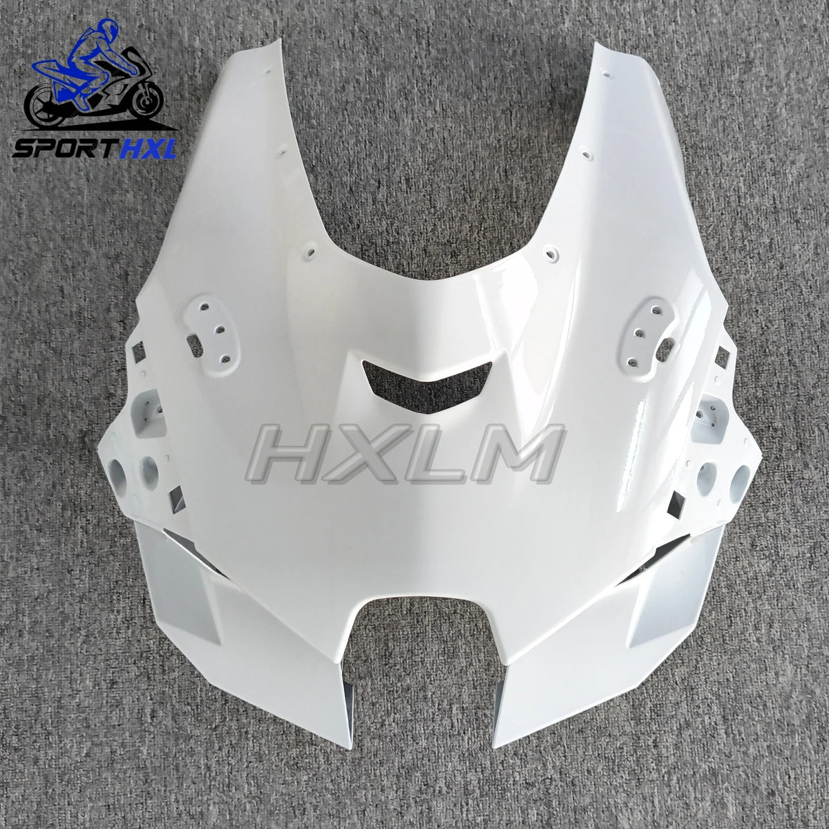 For KAWASAKI ZX10R ZX 10R 2021 2022 2023 2024 Carbon Painted Front Upper Headlight Cowl Fairing Motorcycle Head Lamp Nose Panels