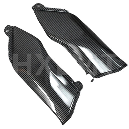 Motorcycle Fuel Tank Lower Side Plate Fairing Is Applicable For KAWASAKI Z90017 18 19 20 21 23 22 Carbon Fiber Paint HXLMOTOR