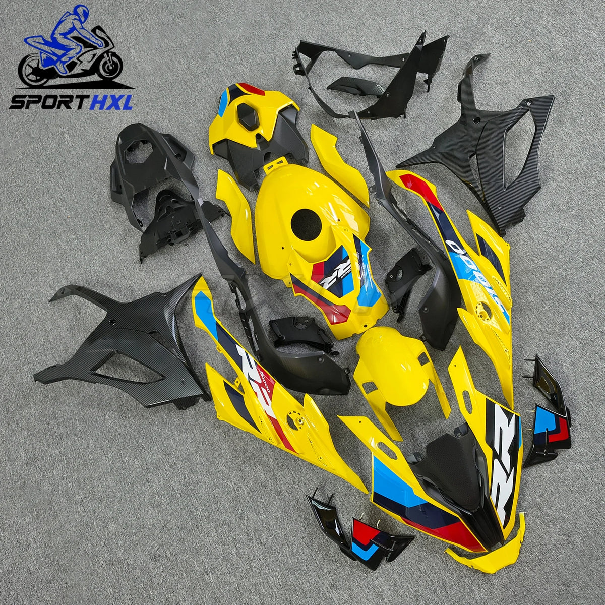 Motorcycle Injection Molded Fairing Kit for BMW S1000RR 2023 2024 ABS Injection Molded Kit for BMW S1000RR 23 24 Housing