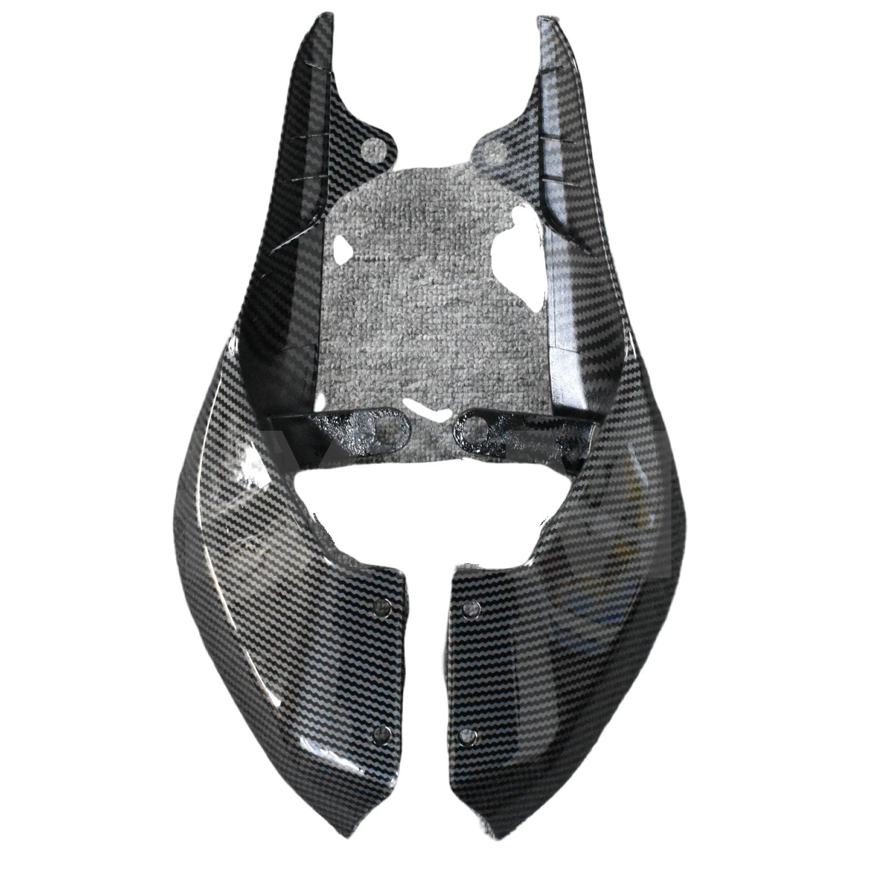 Motorcycle ABS Carbon Fiber Gloss Twill Weave Tailstock Side Panel Side Fairing For YAMAHA MT07 FZ07 2021 2022 2023 HXLMOTOR