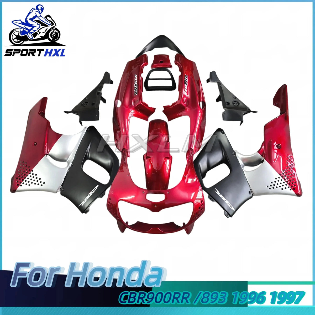 Customizable Motorcycle Fairings Kit for HONDA CBR900RR 893 1996 1997 CBR 900RR CBR900 96 97 ABS Bodywork Set