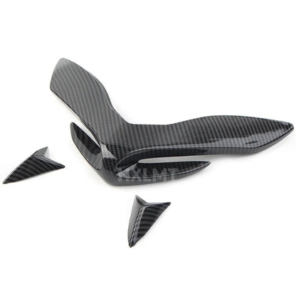 For KAWASAKI Z900 Z 900 z900 2017 2018 2019 Front Fairing Aerodynamic Winglets Front Beak Nose Cone Extension Cover Extender HXLMOTOR