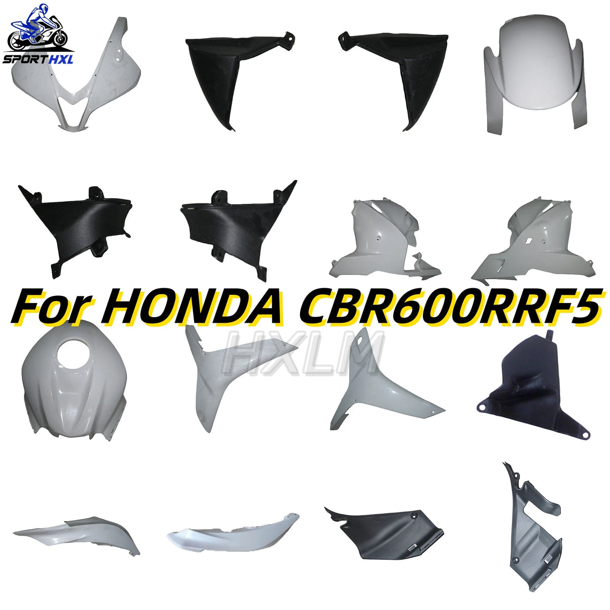 Motorcycle Accessories Fender Fuel Tank Side Panel Frame Fairing Kit Carbon Fiber Paint For HONDA CBR600RR F5 2007 2008