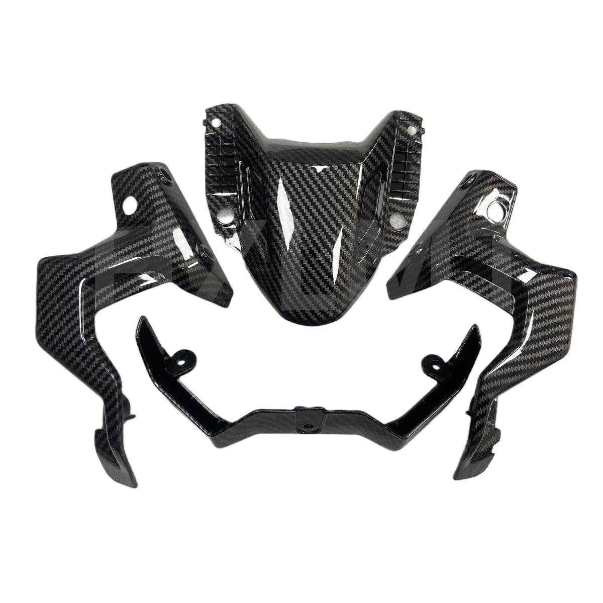 Headlight Fairing Upper Nasal Mask Front Steering Signal Bracket Lower Panel Of Headlight For YAMAHA MT- 07 MT 07 2018 2019 2020 HXLMOTOR