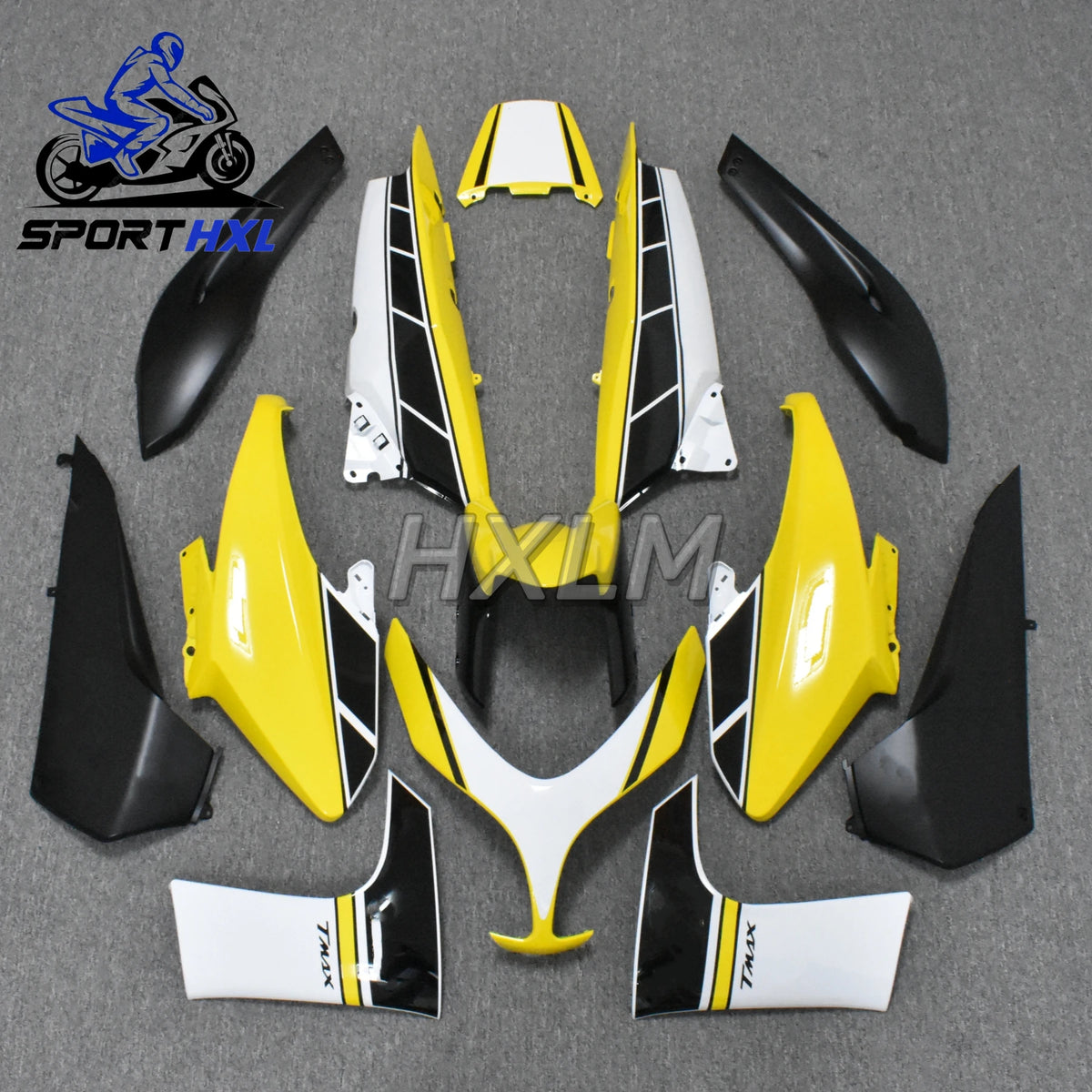 Whole Set Bodywork Fairing Kit For YAMAHA TMAX500 2008 2009 2010 2011 Glossy Matt Black Panel Cowl Fit Tmax 500 08 09 11