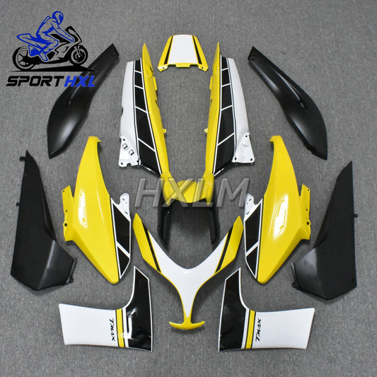 Whole Set Bodywork Fairing Kit For YAMAHA TMAX500 2008 2009 2010 2011 Glossy Matt Black Panel Cowl Fit Tmax 500 08 09 11