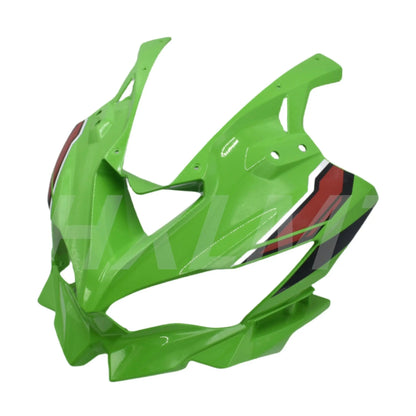 ZX4RR Motorcycle Accessories Headstock Front Fairing For Kawasaki Ninja ZX25R ZX-25R 2020 2021 2022 Green Headlight Cover HXLMOTOR