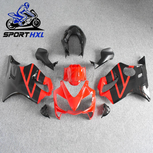 The Motorcycle Fairing is Suitable For CBR600F 2004 2005 2006 2007 CBR600 F4I 04 05 06 07 Body Fairing With Red and Black