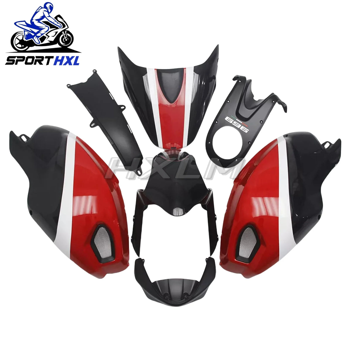 ABS Plastic Bodywork For DUCATI 696 796 1100 2008 2009-2014 08 09 10 11 12 13 14 Custom Motorbike Aftermarket fairing kit