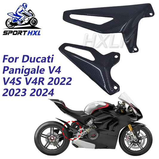 For Ducati Street fighter V4 modified elevated pedal pedal assembly carbon painted look eagle wing