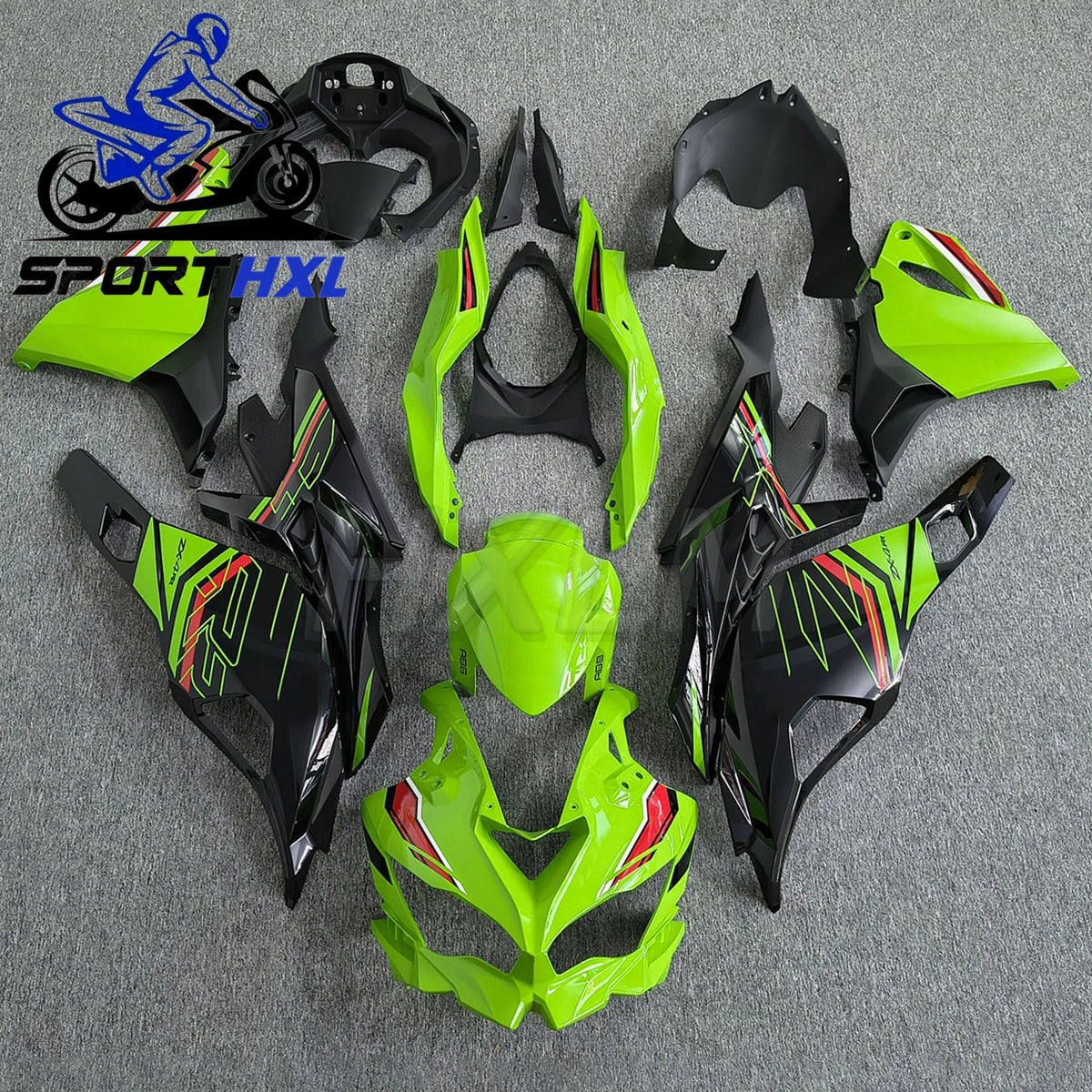 For Kawasaki ZX4R ZX4RR ZX-4RR 19-23 Motorcycle Pure Full Carbon Fiber Retrofit Parts Fenders Cover Panels Cowl Fairing Kits