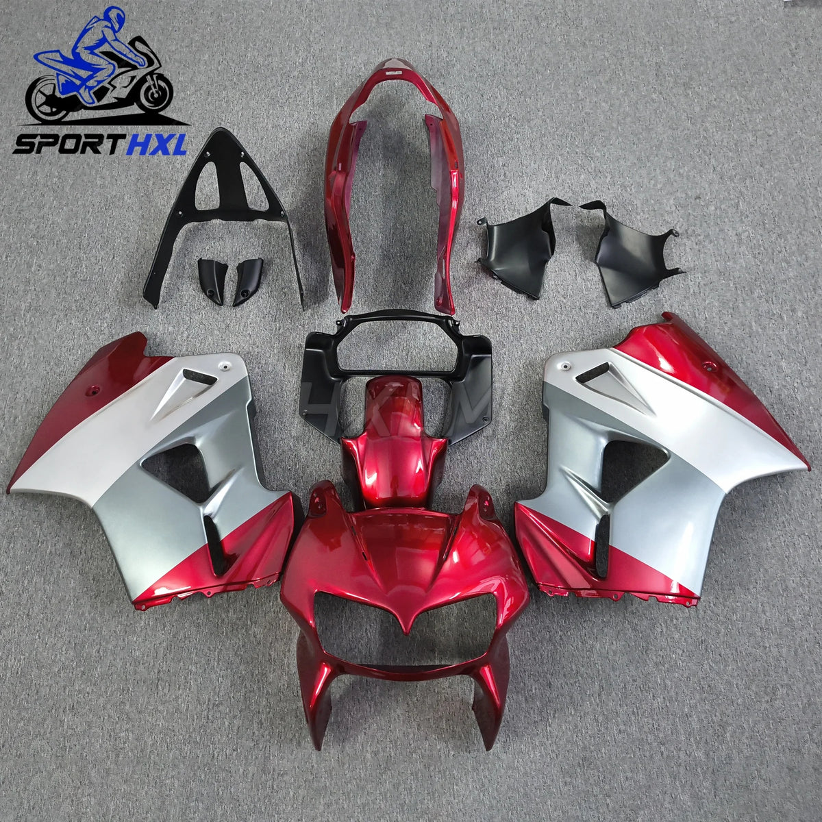 Customize Motorcycle Fairing Kit For Honda VFR800 1998 1999 2000 2001 ABS Injection Fairings VFR 800 98-01 Black Bodyframe Shel