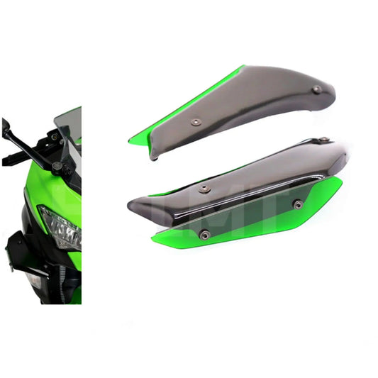 For KAWASAKI ZX10R ZX-10R 2011-2020 2019 2018 2017 2013 Motorcycle Fairing Parts Aerodynamic Wing Kit Fixed Winglet Fairing Wing HXLMOTOR
