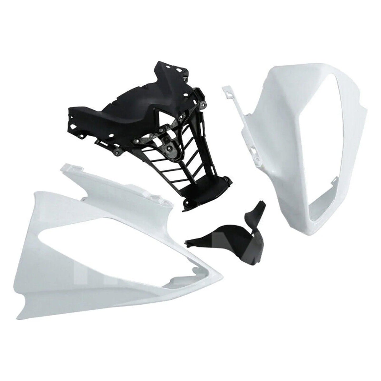 Motorcycle Unpainted Upper Front Fairing Cowl Nose Headlight For Yamaha YZF R6 2008-2016 Front Nose Head light Cover Accessories HXLMOTOR