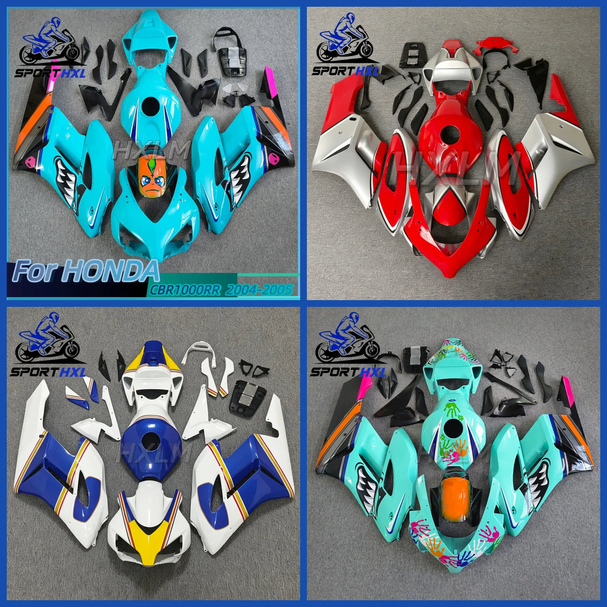 Injection Fairing Kit For CBR1000RR 2004 2005 parts CBR 1000 RR 04 05 CBR1000 White ABS Fairings