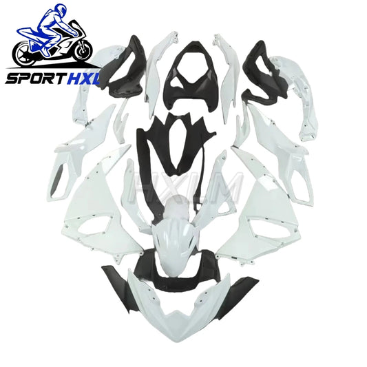 Bodywork Injection Cowling Bright green red black geometric stripes For ninja500 2024 2025 Motorcycle Full Fairing Kit