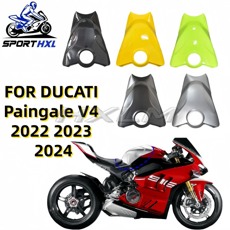 Suitable for DUCATI Panigale V4 2022 2023 carbon Painted look fuel tank protection cover motorcycle modification 2022-2023
