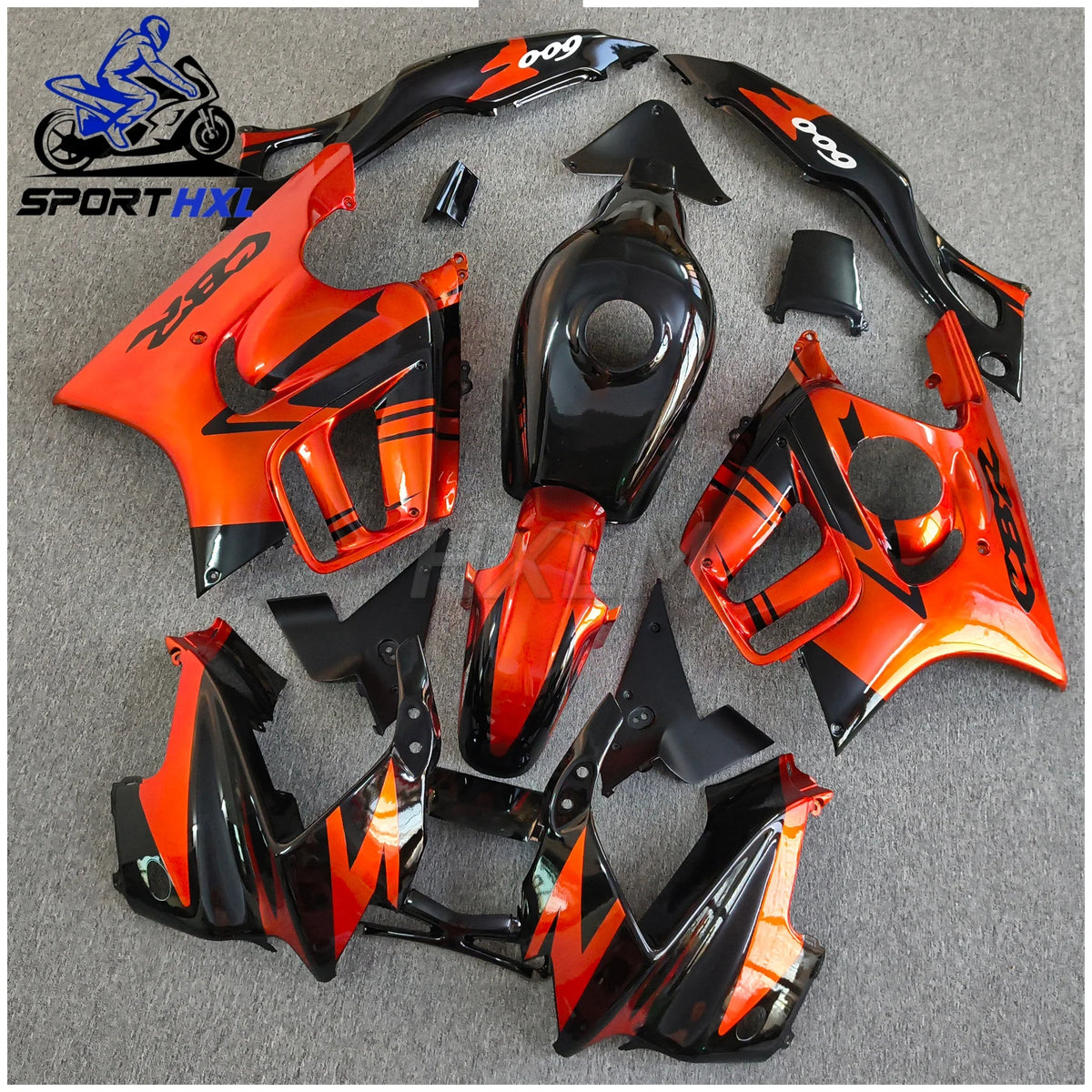 Full Body Kits for Honda Cbr600f3 1995 1996 Black Silver Fairing For CBR600F3 95 96 Bodywork CBR600 F3 1996 no paint
