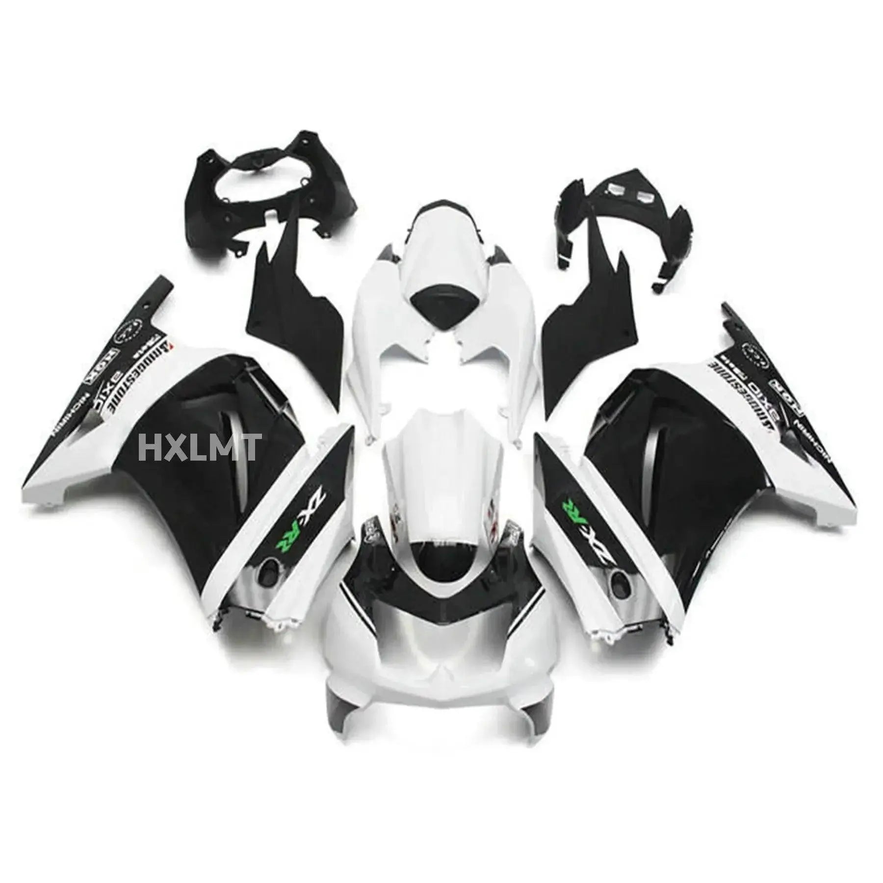 For Kawasaki Ninja300 EX300 Ninja 300 250 2008-2012 Motorcycle Accessories Bodywork Injection ABS Full Fairings Panel Mold Kit HXLMOTOR
