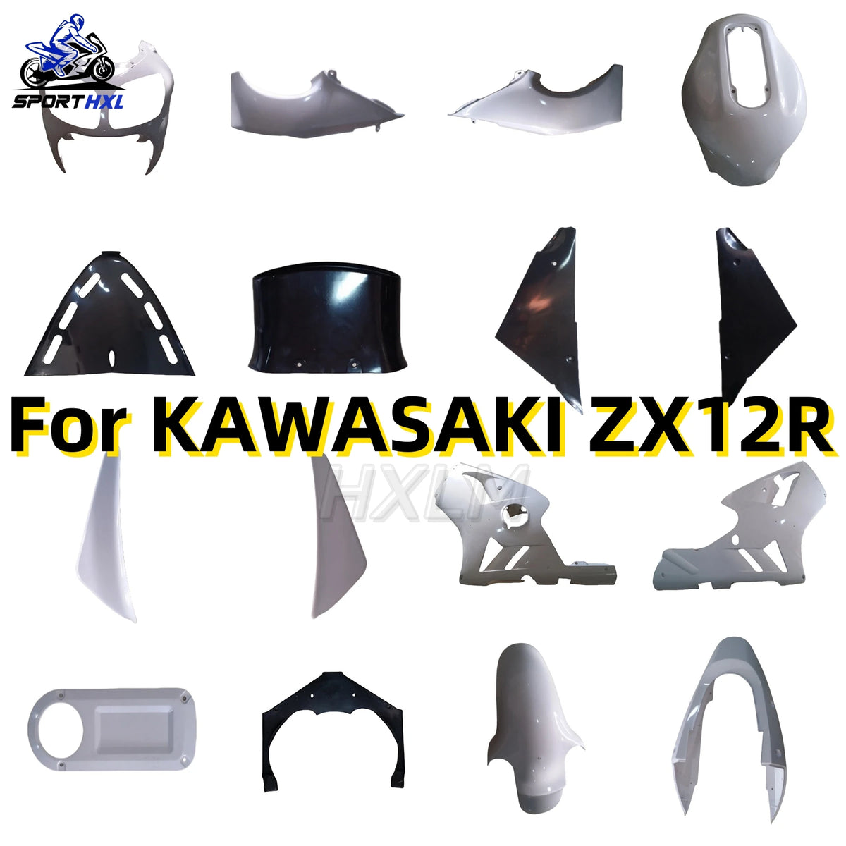 New Motorcycle Fairings Kit for Kawasaki ZX12R 2000 - 2001 ZX-12R 00 01 Road Or Racing ABS Plastic Parts High Quality