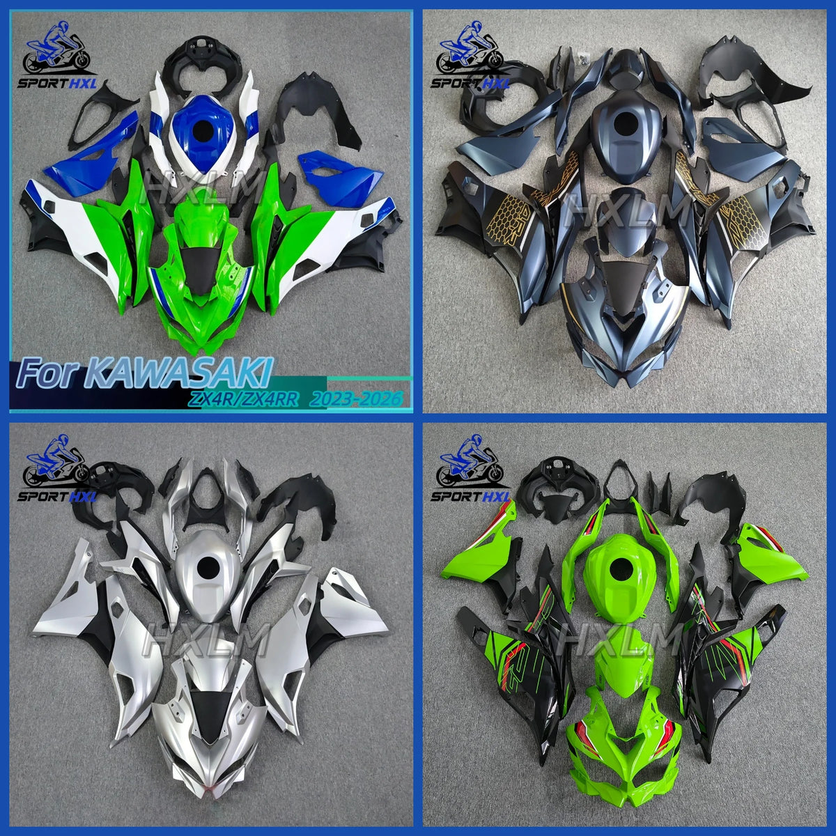 For KAWASAKI Ninja ZX-4RR ZX-25R 2019-2024 ABS Motorcycle Full Fairing Kit Fit For KAWASAKI Ninja ZX4RR ZX25R Bodywork Fairings