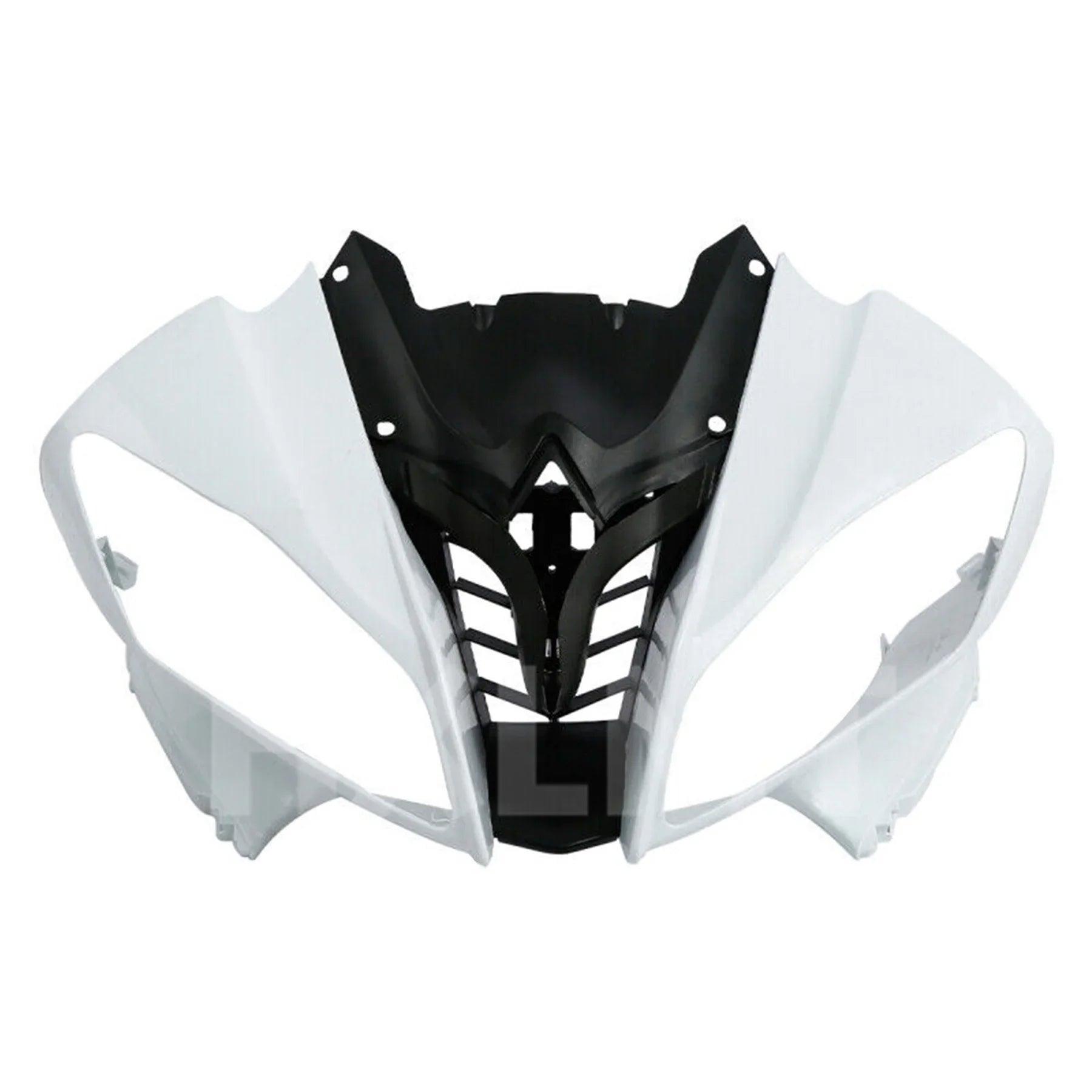 Motorcycle Unpainted Upper Front Fairing Nose Headlight Cowl Panel Fit For YAMAHA YZF600 R6 2008 2009 2010 2011 12 13 14 15 2016 HXLMOTOR