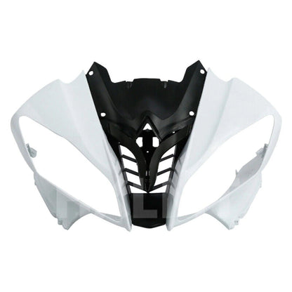 Motorcycle Unpainted Upper Front Fairing Cowl Nose Headlight For Yamaha YZF R6 2008-2016 Front Nose Head light Cover Accessories HXLMOTOR