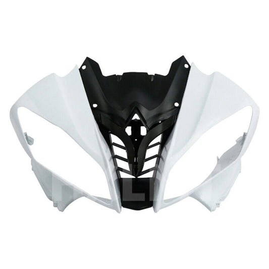 Motorcycle Unpainted Upper Front Fairing Cowl Nose Headlight For Yamaha YZF R6 2008-2016 Front Nose Head light Cover Accessories HXLMOTOR